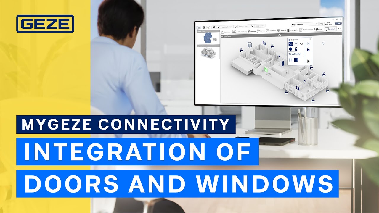 myGEZE Connectivity - Integration of automatic doors and windows in myGEZE Visu